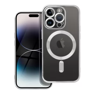   Electro Mag Cover tok iPhone 14 PRO MagSafe kompatibilis ezüst