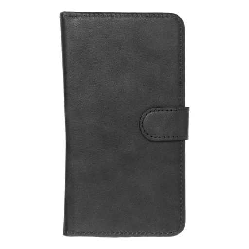 Univerzális flip tok M  SAMSUNG S21 / NOTE / NOTE 2 / NOTE 3 / S10 / HUAWEI P30 Lite / P9 / P9 Lite / SONY XPERIA Z3 / Z4 / Z5 fekete