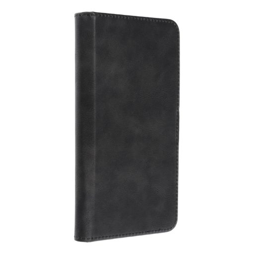 Univerzális flip tok L  iPhone 6 PLUS / 7 PLUS / 8 PLUS / XS MAX / 11 PRO MAX / SAMSUNG S20 FE / S21 FE / S10 PLUS / A10 / A32 / A54 / XIAOMI 12 LITE / HUAWEI P30 PRO fekete