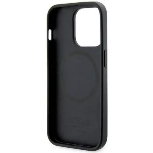 GUESS tok iPhone 14 Pro GUHMP14LHGCFSEK (MAG GCUBE) Fekete