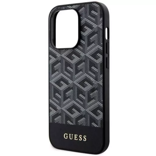 GUESS tok iPhone 14 Pro GUHMP14LHGCFSEK (MAG GCUBE) Fekete