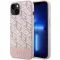 GUESS tok iPhone 14 Magsafe kompatibilis GUHMP14SHGCFSEP (GCUBE Stripes) rózsaszín