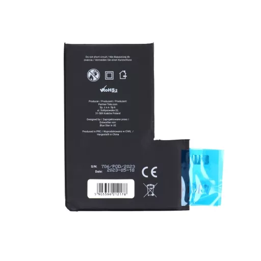 Akkumulátor BMS nélkül iPhone 12 PRO MAX 3687 mAh Blue Star HQ