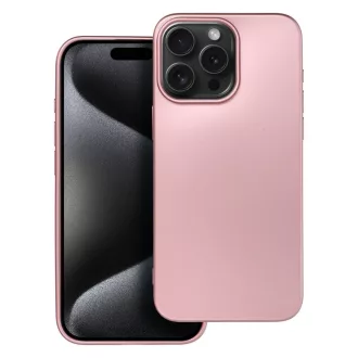 Metallic tok iPhone 15 PRO MAX  rózsaszín