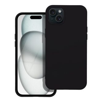 Szilikon tok iPhone 15 fekete