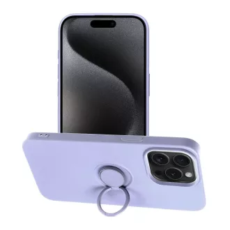 Silicone Ring tok iPhone 15 PRO MAX  lila