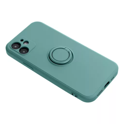 Silicone Ring tok iPhone 15  zöld