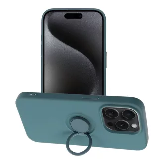 Silicone Ring tok iPhone 15 PRO  zöld