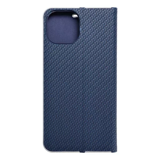 Luna Carbon Flip tok iPhone 15 kék
