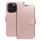 Mezzo Flip tok iPhone 15 Pro mandala rozéarany