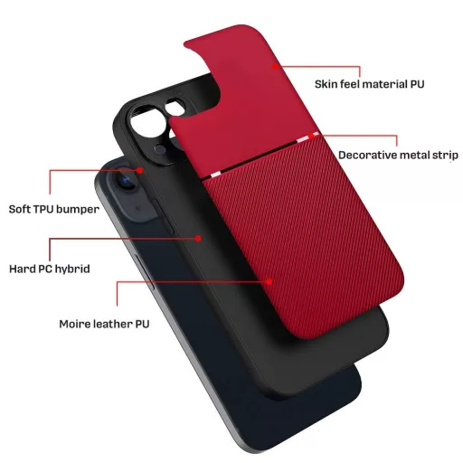 Noble tok iPhone 15  piros