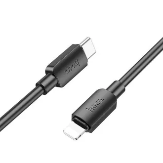   Hoco USB-C – Lightning töltőkábel X96 PD 2,4A 20W 1 m fekete