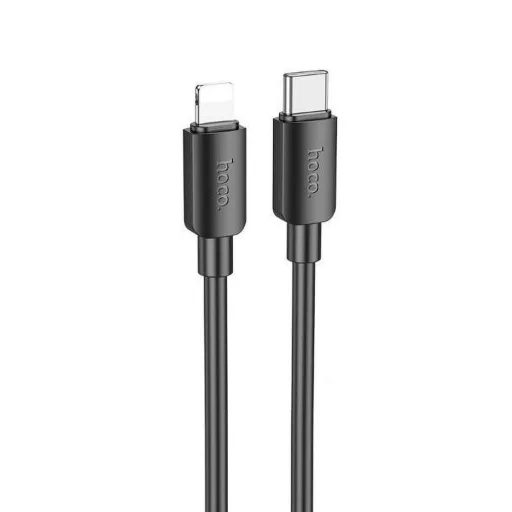 Hoco USB-C – Lightning töltőkábel X96 PD 2,4A 20W 1 m fekete