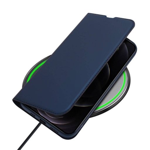 DUX DUCIS SKIN PRO Flip tok  iPhone 13 Pro kék
