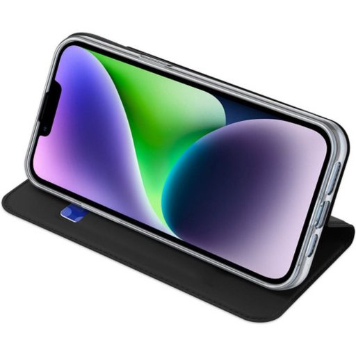 DUX DUCIS SKIN PRO Flip tok  iPhone 15 Plus fekete