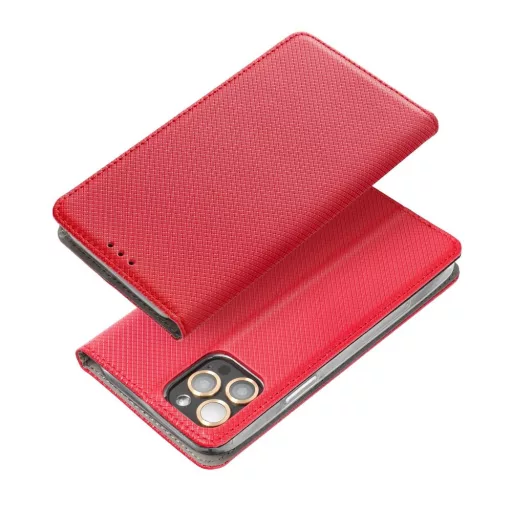 Smart Case Flip tok iPhone 15 Plus piros