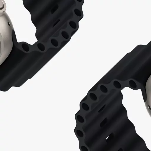 DUX DUCIS OCEAN WAVE szilikon szíj Apple Watch 38 / 40 / 41 mm grafit