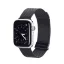 DUX DUCIS MILANESE mágneses rozsdamentes acél szíj Apple Watch 38 / 40 / 41 mm fekete