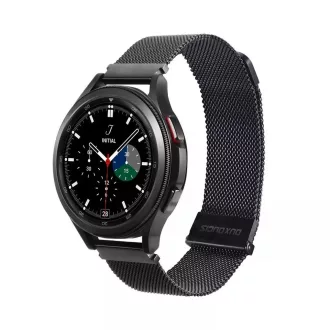   DUX DUCIS MILANESE mágneses rozsdamentes acél szíj 20 mm fekete