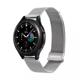   DUX DUCIS MILANESE mágneses rozsdamentes acél szíj 20 mm ezüst