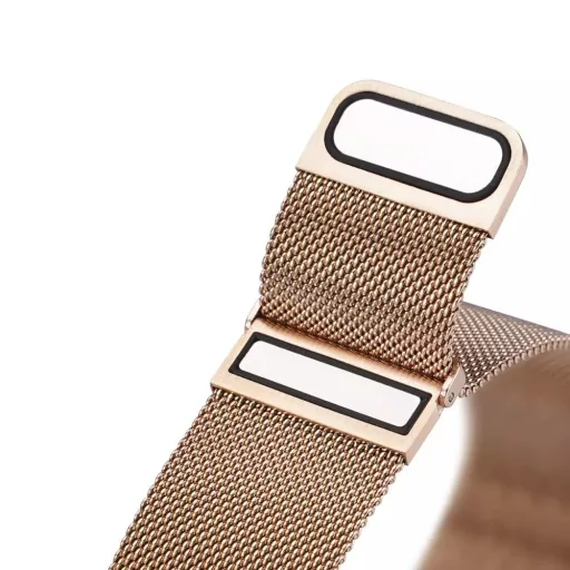 DUX DUCIS MILANESE mágneses rozsdamentes acél szíj 20 mm arany