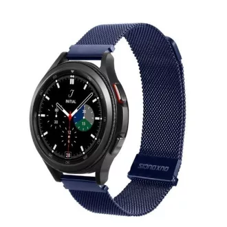   DUX DUCIS MILANESE mágneses rozsdamentes acél szíj 20 mm kék