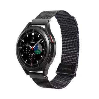   DUX DUCIS MILANESE mágneses rozsdamentes acél szíj 22 mm fekete
