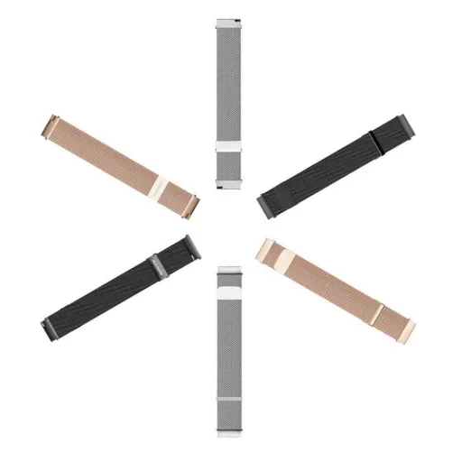 DUX DUCIS MILANESE mágneses rozsdamentes acél szíj 22 mm arany