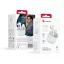 Forcell F-Audio vezeték nélküli fülhallgató Clear Sound TWS fehér
