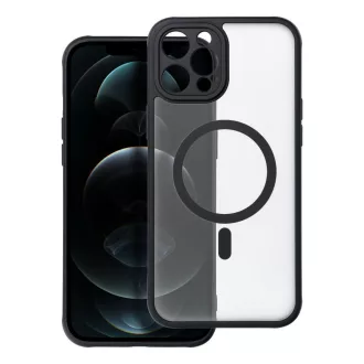   Full Matte Mag Cover tok iPhone 12 PRO MAX  Magsafe kompatibilis fekete