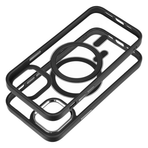 Color Edge Mag Cover tok iPhone 12 / 12 PRO MagSafe kompatibilis fekete