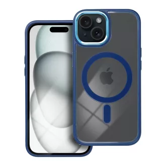   Color Edge Mag Cover tok iPhone 15  Magsafe kompatibilis kék