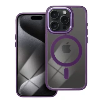   Color Edge Mag Cover tok iPhone 15 PRO  Magsafe kompatibilis lila