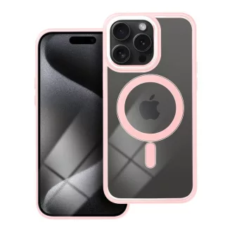   Color Edge Mag Cover tok iPhone 15 PRO MAX MagSafe kompatibilis rózsaszín