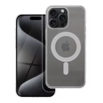   Clear Mag Cover tok iPhone 15 PRO MAX  (STR) Magsafe kompatibilis átlátszó