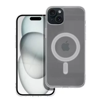   Clear Mag Cover tok iPhone 15 PLUS  (STR) Magsafe kompatibilis átlátszó