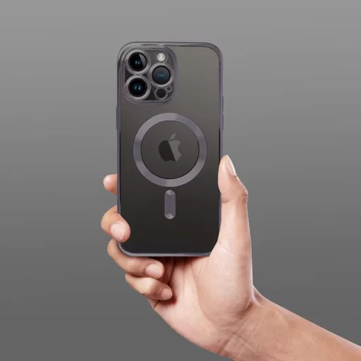 Electro Mag Cover tok iPhone 15 PRO  Magsafe kompatibilis fekete