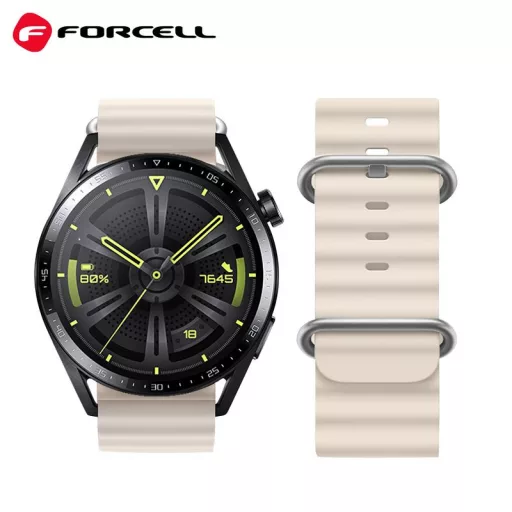 Forcell F-Design FS01 szilikon szíj Samsung Galaxy Watch 22 mm stellar