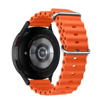   Forcell F-Design FS01 szilikon szíj Samsung Galaxy Watch 22 mm narancs