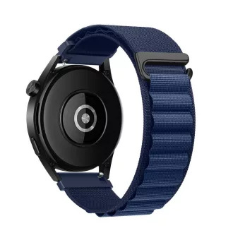   Forcell F-Design FS05 poliészter szálas csatos szíj Samsung Galaxy Watch 20 mm sötétkék