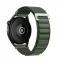 Forcell F-Design FS05 poliészter szálas csatos szíj Samsung Galaxy Watch 22 mm zöld