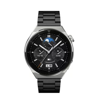   Forcell F-Design FS06 acél csatos szíj Samsung Galaxy Watch 22 mm fekete