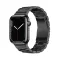 Forcell F-Design FA10 acél csatos szíj Apple Watch 38 / 40 / 41 mm fekete