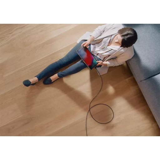 USB-C – USB-C kábel VEGER CC02 PD 5A 100W 1,5 m fekete