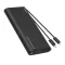 Veger powerbank TCE130 (W2503) PD 130W 25000 mAh beépített USB-C / Lightning kábelekkel fekete