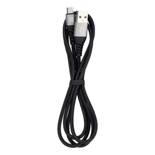 Blue Star USB-A – Micro USB töltőkábel TFK-DC-003 fonott 2A 1,2 m fekete
