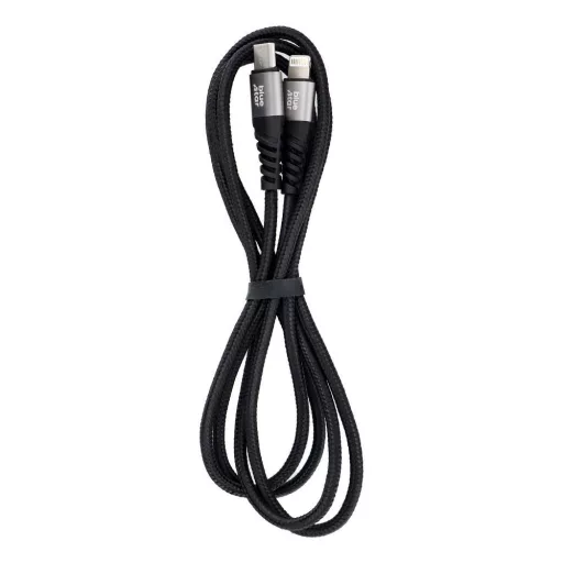 Blue Star USB-C – Lightning töltőkábel TFK-DC-003 fonott 2,4A 1,2 m fekete