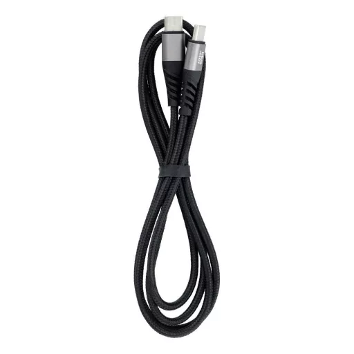 Blue Star USB-C – USB-C töltőkábel TFK-DC-003 fonott PD QC4.0 3A 60W 1,2 m fekete