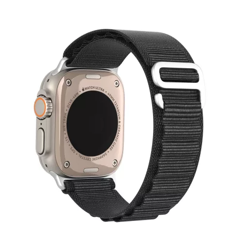 DUX DUCIS GS nylon szíj Apple Watch 38 / 40 / 41 mm fekete