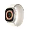 DUX DUCIS GS nylon szíj Apple Watch 42 / 44 / 45 / 49 mm platina